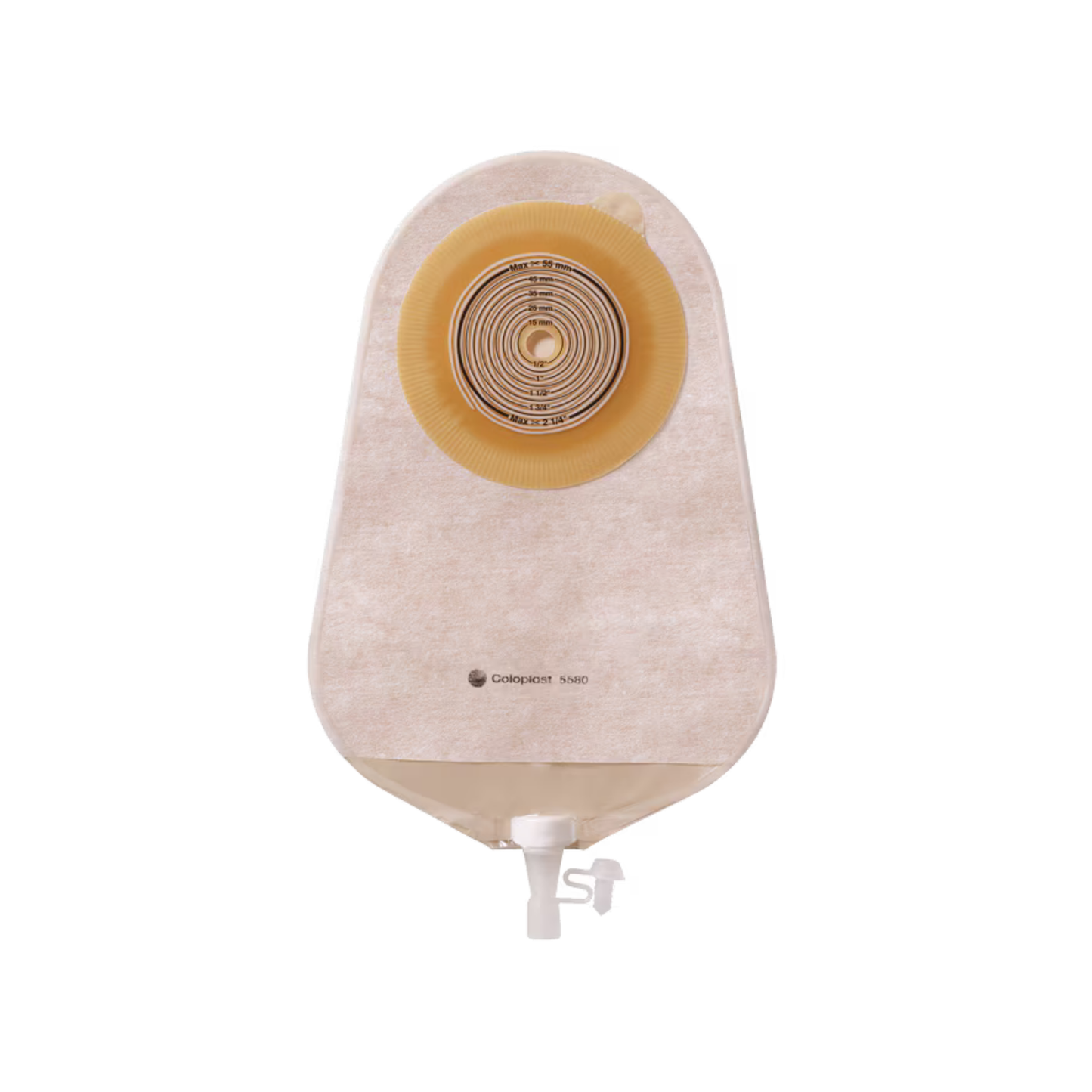Coloplast 12474 Assura Bolsa de urostomía transparente de 1 pieza - Plana (cortada a medida)