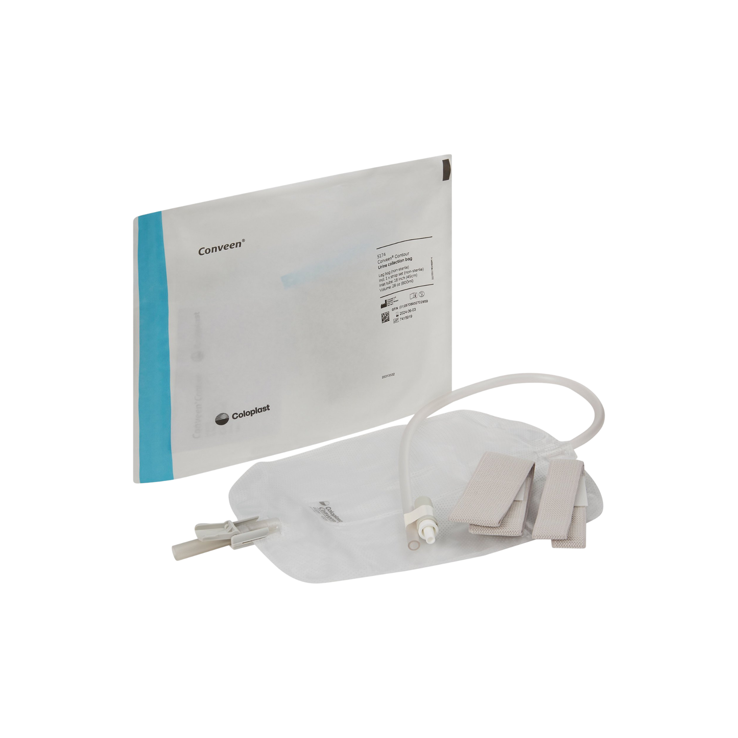 Coloplast 5174 Conveen Urinary Leg Bag (800mL)