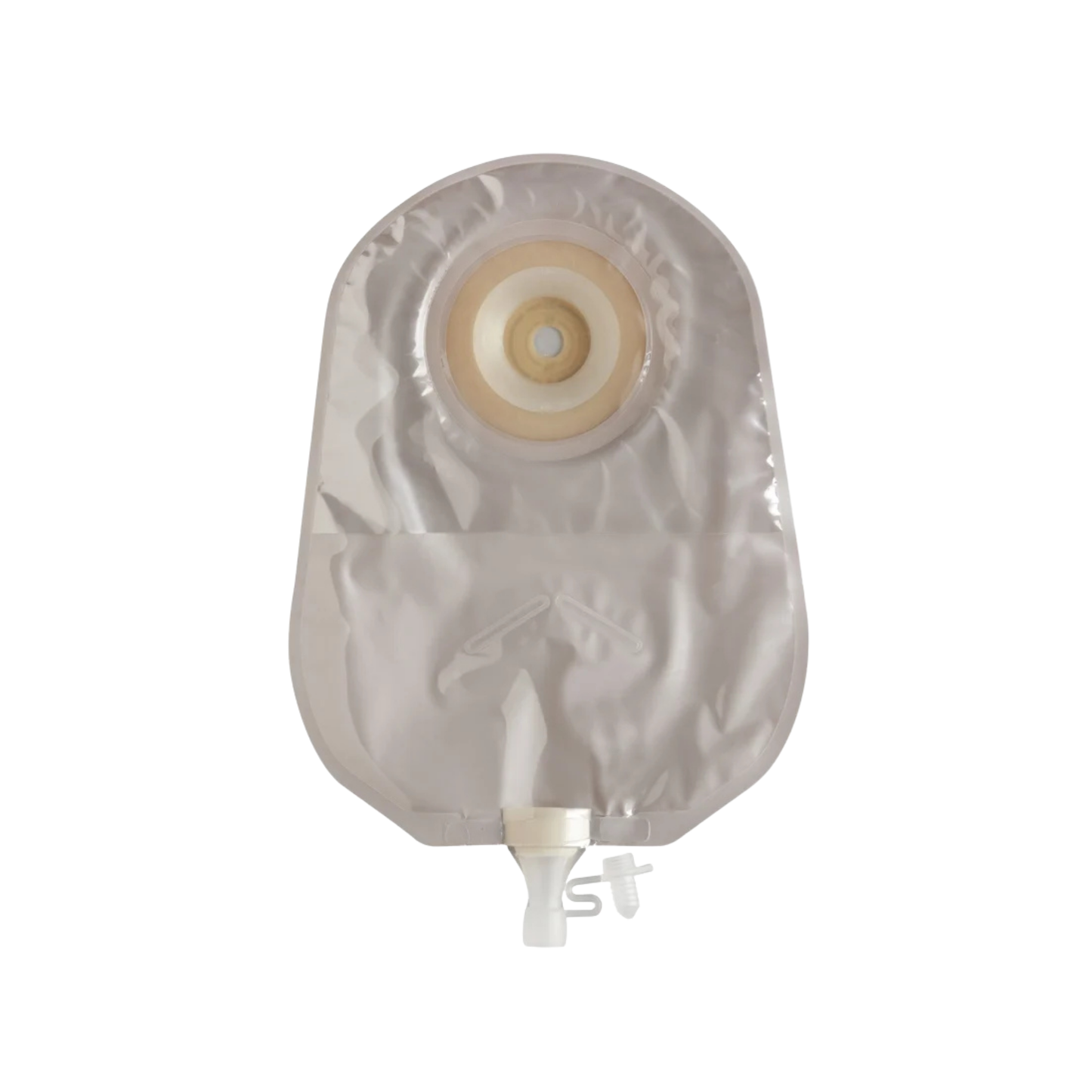 (1ct) Convatec 423712 Esteem 1-Piece Clear Urostomy Pouch (Cut-to-fit) Soft Convex
