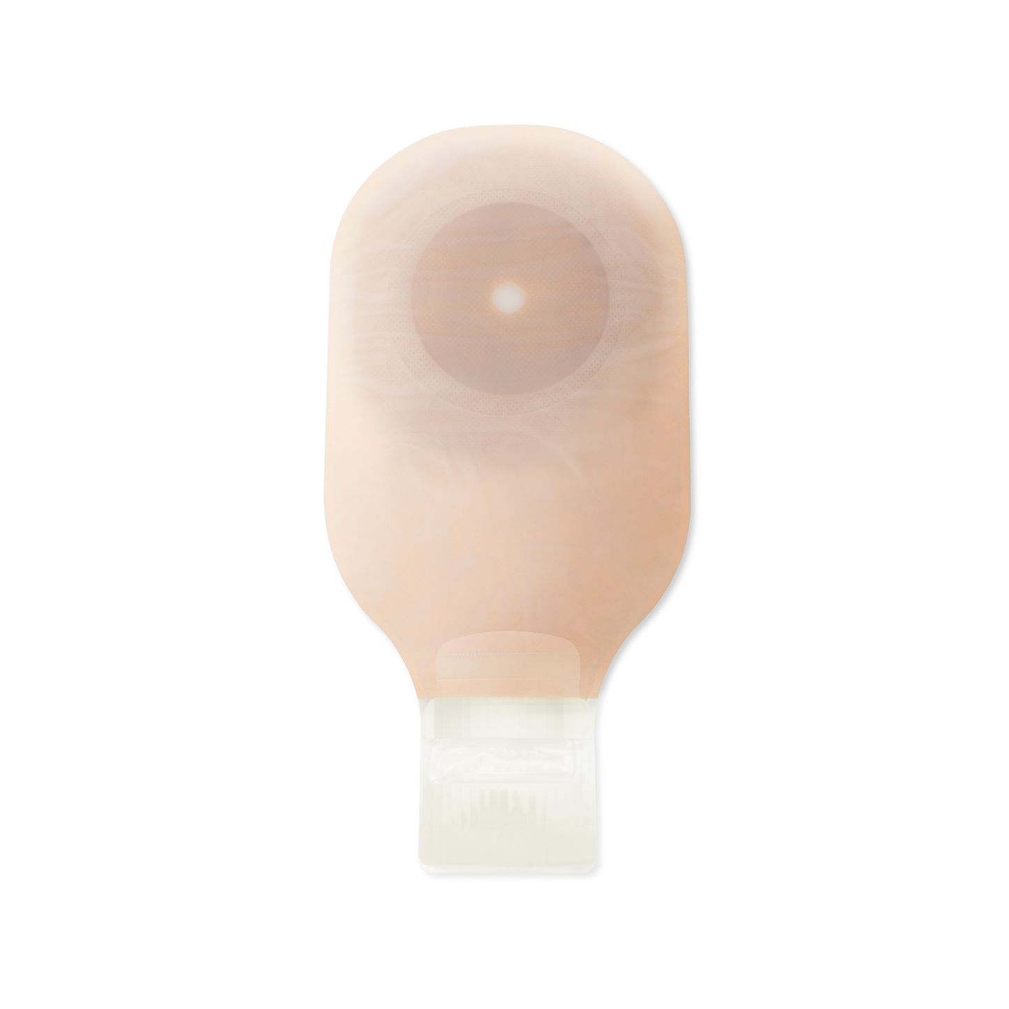 (1ct) Hollister 8531 Flextend 1-Piece Clear Drainable Pouch w/o Filter (Cut-to-fit) Flat