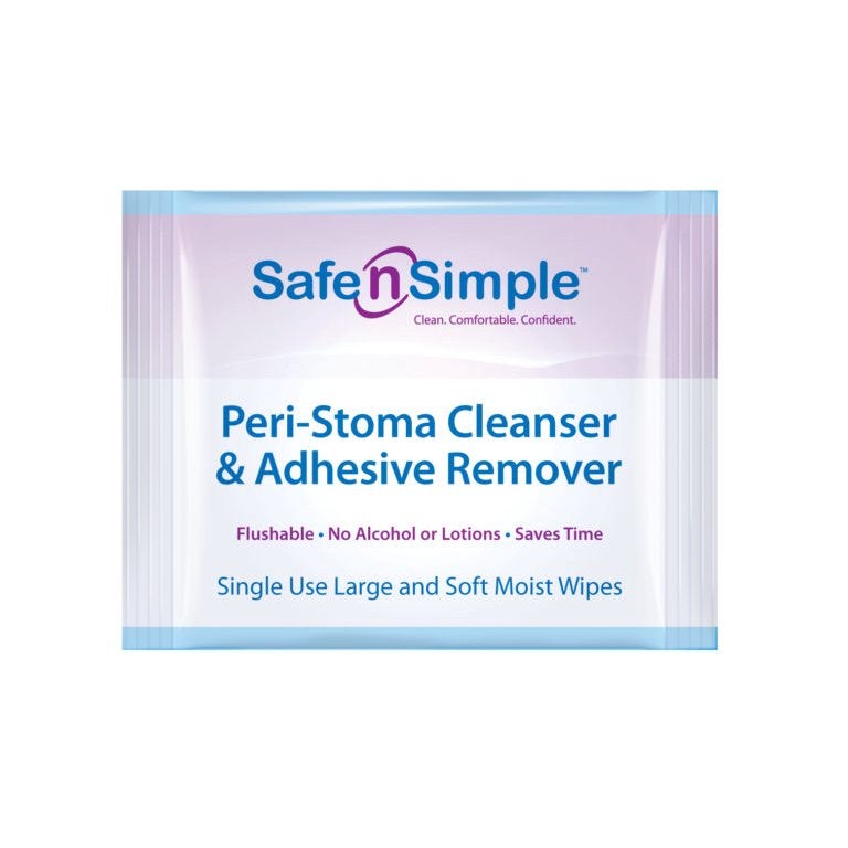Toallitas removedoras de adhesivos grandes Safe n Simple (15 u.)