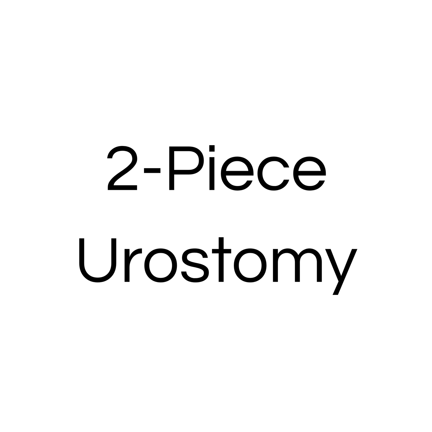 2-Piece Urostomy