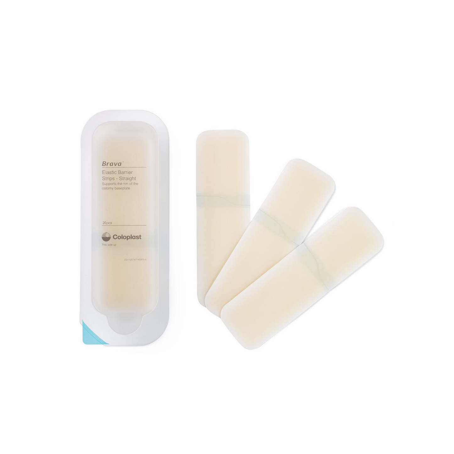 Coloplast 120740 Brava Straight Barrier Strips (20ct)