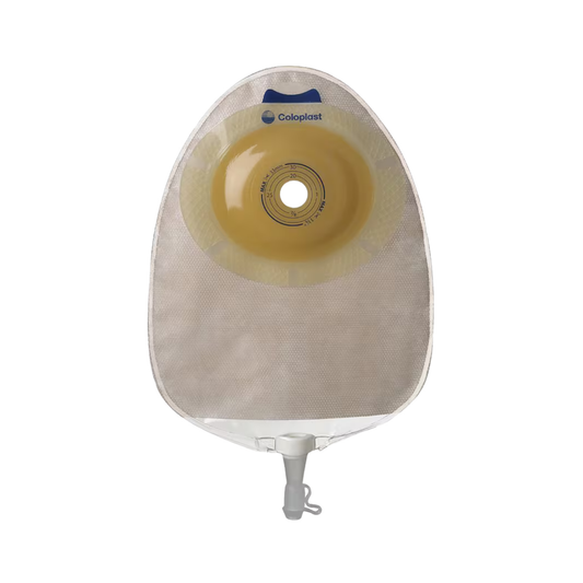 (1ct) Coloplast 11817 XPRO 1-Piece Clear Urostomy Pouch (Precut 1") Light Convex