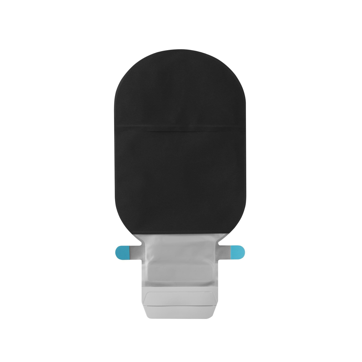 (1ct) Coloplast 18777 Mio 1-Piece Black Drainable Pouch (Cut-to-fit) Flat
