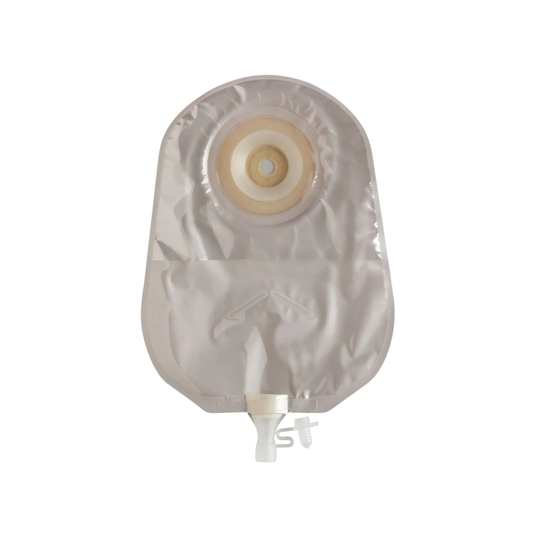 (1ct) Convatec 423712 Esteem 1-Piece Clear Urostomy Pouch (Cut-to-fit) Soft Convex