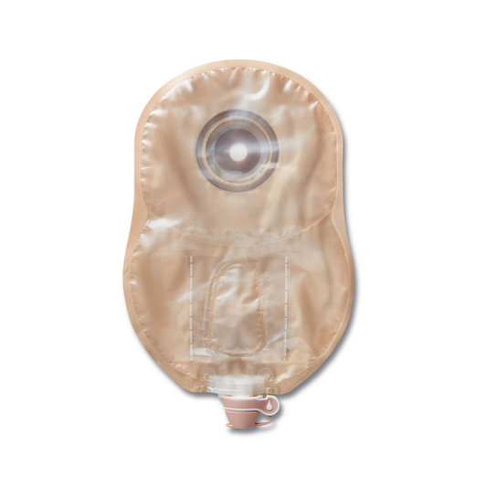 Hollister 84895 Flextend Bolsa de urostomía transparente de 1 pieza - Convexa (precortada 1-⅛ ")