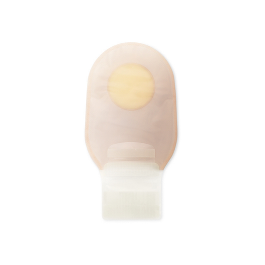 (1ct) Hollister 3796 Pouchkins 1-Piece Clear Drainable Pouch w/o Filter (Cut-to-fit) Flat