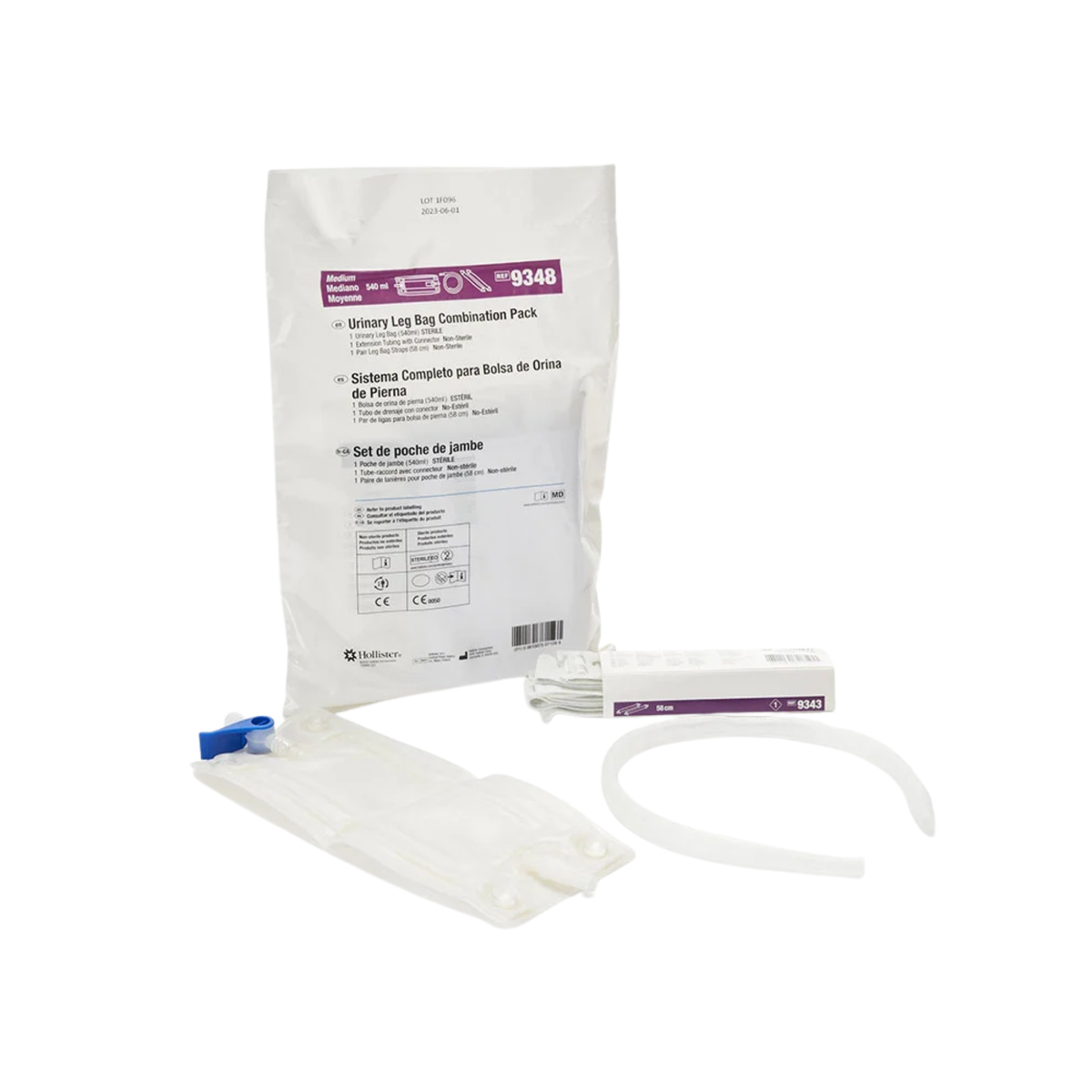Hollister Urinary Leg Bag Combination Pack (1ct)
