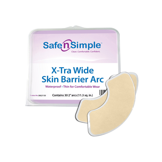 Safe n Simple 21130 X-Tra Wide Skin Barrier Arcs (30ct)